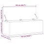 Caja de almacenaje madera ingeniería roble sonoma 102x35x35 cm by , Storage trunks - Ref: Foro24-840690, Price: 79,96 €, Disc...