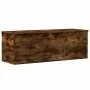 Caja de almacenaje madera ingeniería roble ahumado 102x35x35 cm by , Storage trunks - Ref: Foro24-840692, Price: 84,91 €, Dis...