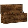 Caja de almacenaje madera ingeniería roble ahumado 102x35x35 cm by , Storage trunks - Ref: Foro24-840692, Price: 84,91 €, Dis...