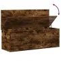 Caja de almacenaje madera ingeniería roble ahumado 102x35x35 cm by , Storage trunks - Ref: Foro24-840692, Price: 84,91 €, Dis...