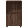 Armario con ruedas madera ingeniería marrón roble 55x40x91 cm by , Sideboards - Ref: Foro24-853188, Price: 68,12 €, Discount: %