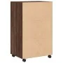 Armario con ruedas madera ingeniería marrón roble 55x40x91 cm by , Sideboards - Ref: Foro24-853188, Price: 68,12 €, Discount: %