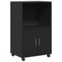 Armario con ruedas madera de ingeniería negro 55x40x91 cm von , Sideboards - Ref: Foro24-853183, Preis: 67,29 €, Rabatt: %