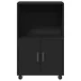 Armario con ruedas madera de ingeniería negro 55x40x91 cm von , Sideboards - Ref: Foro24-853183, Preis: 67,29 €, Rabatt: %