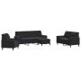 Juego de sofás con cojines 4 piezas terciopelo negro von , Sofas - Ref: Foro24-3278386, Preis: 739,01 €, Rabatt: %