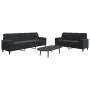 Juego de sofás con cojines 2 piezas terciopelo negro von , Sofas - Ref: Foro24-3278496, Preis: 525,26 €, Rabatt: %