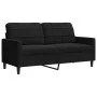 Juego de sofás con cojines 2 piezas terciopelo negro von , Sofas - Ref: Foro24-3278496, Preis: 525,26 €, Rabatt: %
