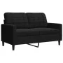 Juego de sofás con cojines 2 piezas terciopelo negro by , Sofas - Ref: Foro24-3278416, Price: 511,59 €, Discount: %