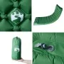 Colchón de camping autoinflable con almohada 1 persona verde by , Sleeping mats - Ref: Foro24-4007121, Price: 55,84 €, Discou...