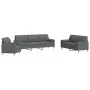 Juego de sofás con cojines 3 piezas tela gris oscuro by , Sofas - Ref: Foro24-3278304, Price: 626,14 €, Discount: %