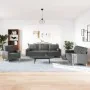 Juego de sofás con cojines 3 piezas tela gris oscuro by , Sofas - Ref: Foro24-3278304, Price: 626,14 €, Discount: %