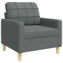 Juego de sofás con cojines 3 piezas tela gris oscuro by , Sofas - Ref: Foro24-3278304, Price: 626,14 €, Discount: %