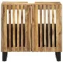 Armario de lavabo para baño madera maciza de mango 62x34x58 cm de , Muebles de baño - Ref: Foro24-377529, Precio: 128,56 €, D...