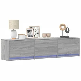 Mueble de TV con LED madera ingeniería gris Sonoma 165x34x40 cm von , TV-Möbel - Ref: Foro24-852255, Preis: 112,72 €, Rabatt: %