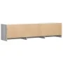 Mueble de TV con LED madera ingeniería gris Sonoma 165x34x40 cm by , TV Furniture - Ref: Foro24-852255, Price: 112,72 €, Disc...