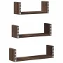 Estante de pared 3 unidades madera de ingeniería roble marrón de , Estantes y estanterías - Ref: Foro24-853314, Precio: 20,01...