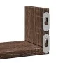 Estante de pared 3 unidades madera de ingeniería roble marrón de , Estantes y estanterías - Ref: Foro24-853314, Precio: 20,01...