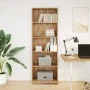 Estantería de madera de ingeniería roble artesanal 60x24x176 cm by , Bookcases and shelves - Ref: Foro24-857829, Price: 74,45...