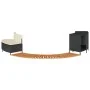 Borde bañera hidromasaje madera acacia y ratán sintético negro by , Pool and spa accessories - Ref: Foro24-365614, Price: 260...