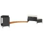 Borde bañera hidromasaje madera acacia y ratán sintético negro by , Pool and spa accessories - Ref: Foro24-365614, Price: 260...
