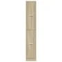 Armario botiquín madera ingeniería roble Sonoma 30x41x174,5 cm von , Schließfächer und Lagerschränke - Ref: Foro24-3309629, P...