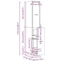 Armario botiquín madera ingeniería roble Sonoma 30x41x174,5 cm von , Schließfächer und Lagerschränke - Ref: Foro24-3309629, P...