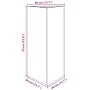 Jardinera triangular acero galvanizado 40x40x75 cm von , Töpfe und Pflanzgefäße - Ref: Foro24-851167, Preis: 63,19 €, Rabatt: %