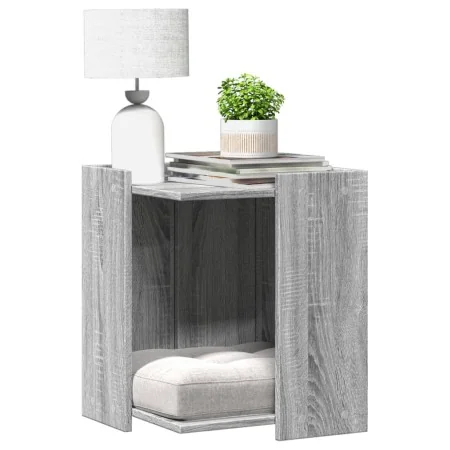 Mueble arenero para gatos madera gris Sonoma 42x42x51 cm von , Katzenmöbel - Ref: Foro24-857747, Preis: 40,41 €, Rabatt: %