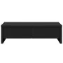 Soporte de monitor con cajones madera negro 50x27x15 cm by , Computer bases and risers - Ref: Foro24-854662, Price: 41,21 €, ...