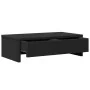 Soporte de monitor con cajones madera negro 50x27x15 cm by , Computer bases and risers - Ref: Foro24-854662, Price: 41,21 €, ...