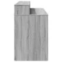 Escritorio con LED madera ingeniería gris sonoma 120x55x91 cm by , Desks - Ref: Foro24-3309416, Price: 199,98 €, Discount: %