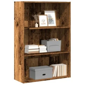 Estantería madera de ingeniería color envejecido 80x30x114 cm by , Bookcases and shelves - Ref: Foro24-857938, Price: 50,65 €...