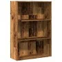 Estantería madera de ingeniería color envejecido 80x30x114 cm de , Librerías y estanterías - Ref: Foro24-857938, Precio: 50,6...