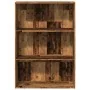 Estantería madera de ingeniería color envejecido 80x30x114 cm de , Librerías y estanterías - Ref: Foro24-857938, Precio: 50,6...