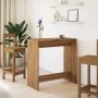 Mesa alta bar madera ingeniería roble artisian 102x50x103,5 cm by , Kitchen and dining tables - Ref: Foro24-854435, Price: 95...