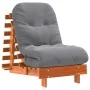Futón sofá cama con colchón madera maciza marrón 60x206x11 cm by , Futones - Ref: Foro24-846748, Price: 187,38 €, Discount: %