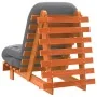Futón sofá cama con colchón madera maciza marrón 60x206x11 cm by , Futones - Ref: Foro24-846748, Price: 187,38 €, Discount: %