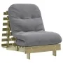 Futón sofá cama con colchón madera impregnada pino 70x206x11 cm by , Futones - Ref: Foro24-846755, Price: 175,58 €, Discount: %