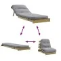 Futón sofá cama con colchón madera impregnada pino 70x206x11 cm by , Futones - Ref: Foro24-846755, Price: 175,58 €, Discount: %