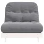 Futón sofá cama con colchón madera maciza blanco 90x206x11 cm by , Futones - Ref: Foro24-846762, Price: 228,79 €, Discount: %