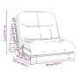 Futón sofá cama con colchón madera maciza blanco 90x206x11 cm by , Futones - Ref: Foro24-846762, Price: 228,79 €, Discount: %