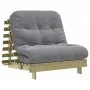 Futón sofá cama con colchón madera impregnada pino 80x206x11 cm by , Futones - Ref: Foro24-846760, Price: 199,34 €, Discount: %