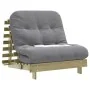 Futón sofá cama con colchón madera impregnada pino 80x206x11 cm by , Futones - Ref: Foro24-846760, Price: 199,34 €, Discount: %