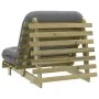 Futón sofá cama con colchón madera impregnada pino 80x206x11 cm by , Futones - Ref: Foro24-846760, Price: 199,34 €, Discount: %