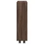 Carro de almacenaje estrecho 3 niveles madera marrón roble von , Küchen- und Speisewagen - Ref: Foro24-855247, Preis: 49,56 €...