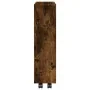 Carro de almacenaje estrecho 3 niveles madera roble ahumado by , Kitchen and dining carts - Ref: Foro24-855245, Price: 50,42 ...