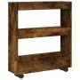 Carro de almacenaje estrecho 3 niveles madera roble ahumado by , Kitchen and dining carts - Ref: Foro24-855245, Price: 50,42 ...