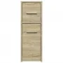 Armario de baño estrecho con ruedas madera roble Sonoma by , Lockers and storage cabinets - Ref: Foro24-855279, Price: 78,03 ...