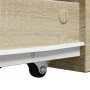 Armario de baño estrecho con ruedas madera roble Sonoma by , Lockers and storage cabinets - Ref: Foro24-855279, Price: 78,03 ...