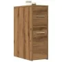 Armario de baño estrecho con ruedas madera roble artisian by , Lockers and storage cabinets - Ref: Foro24-855285, Price: 74,8...